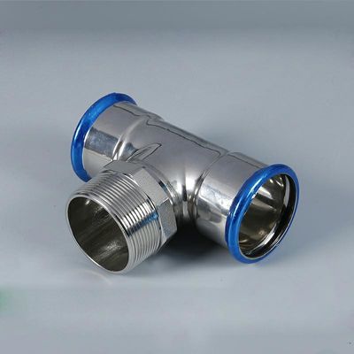 DN22 - DN55出版物の管付属品--に合うEcoの友好的なステンレス製のティー