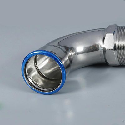 Inoxの出版物の付属品/90度の鋼管の肘を垂直にするDN20